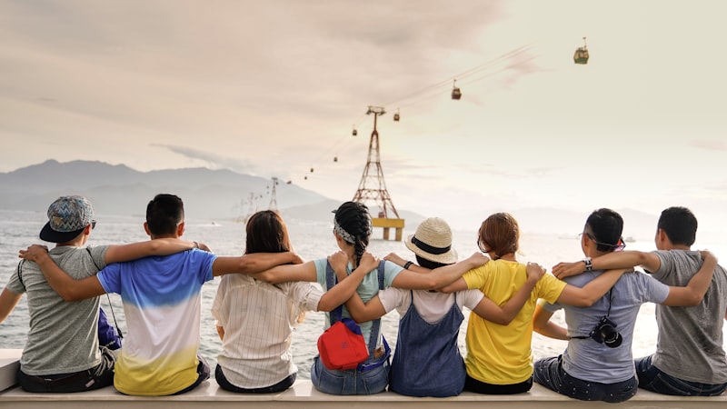 Adults participating in community activities and outings